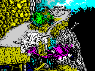 Rock'n Roller title screen for ZX Spectrum